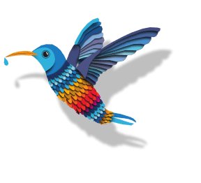 Pássaro que representa o tema "Accelerating Change" do Dia Mundial do Banheiro em sua edição 23